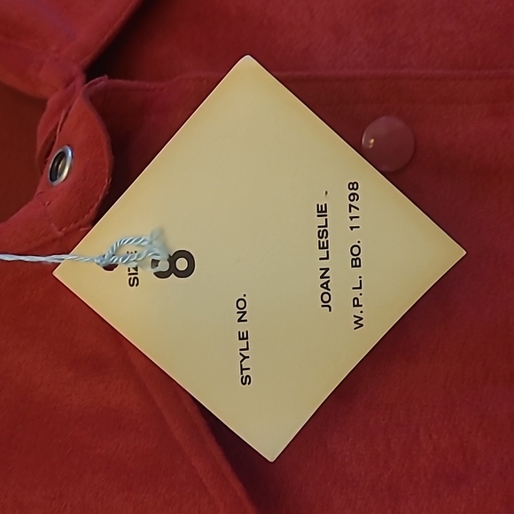 NWT VTG 70s Joan Leslie by Kasper Suede ILGWU Lightweight Deadstock Jacket - Picture 5 of 17